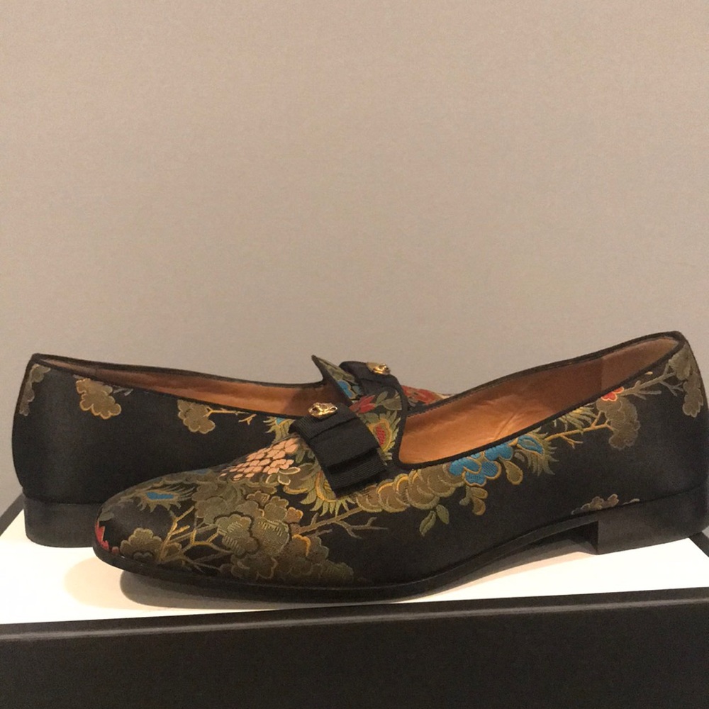Gucci Floral Jacquard Loafer - Picture 3 of 8